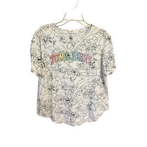 Tom & Jerry Womans graphic T-shirt Sz XXL
